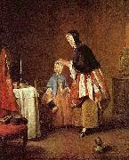 Die Morgentoilette Jean Simeon Chardin